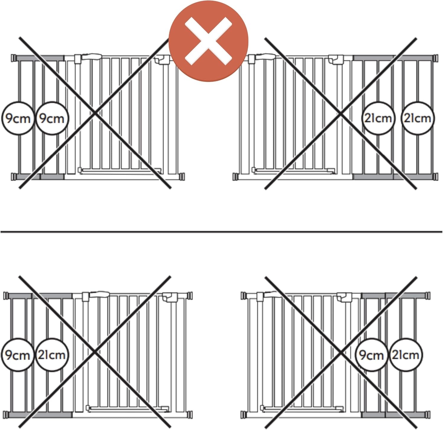 hauck Open N Stop 2 Traphekje met 9 cm verlengstuk - Wit - Geschikt voor 84-89 cm