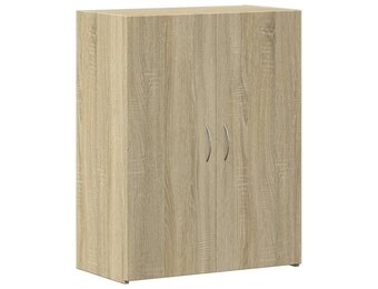 vidaXL Archiefkast 60x32x77,5 cm bewerkt hout sonoma eikenkleurig