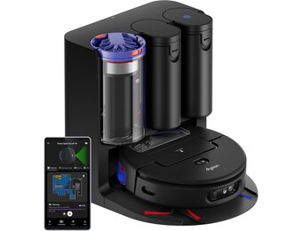 DYSON Robot Spot + Scrub Ai Robotstofzuiger Zwart/blauw