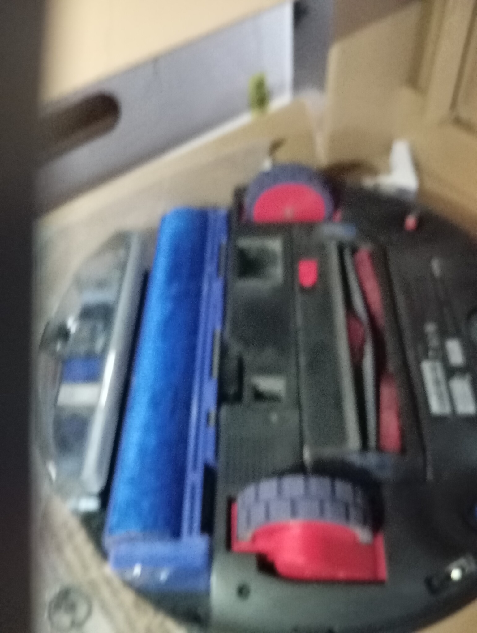 DYSON Robot Spot + Scrub Ai Robotstofzuiger Zwart/blauw
