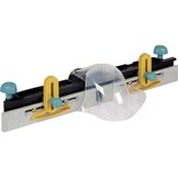 Wolfcraft Parallelle Freesgeleider voor MASTER cut 1500 en 2500 - Zwart