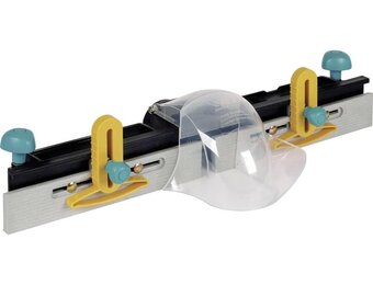 Wolfcraft Parallelle Freesgeleider voor MASTER cut 1500 en 2500 - Zwart