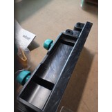 Wolfcraft Parallelle Freesgeleider voor MASTER cut 1500 en 2500 - Zwart