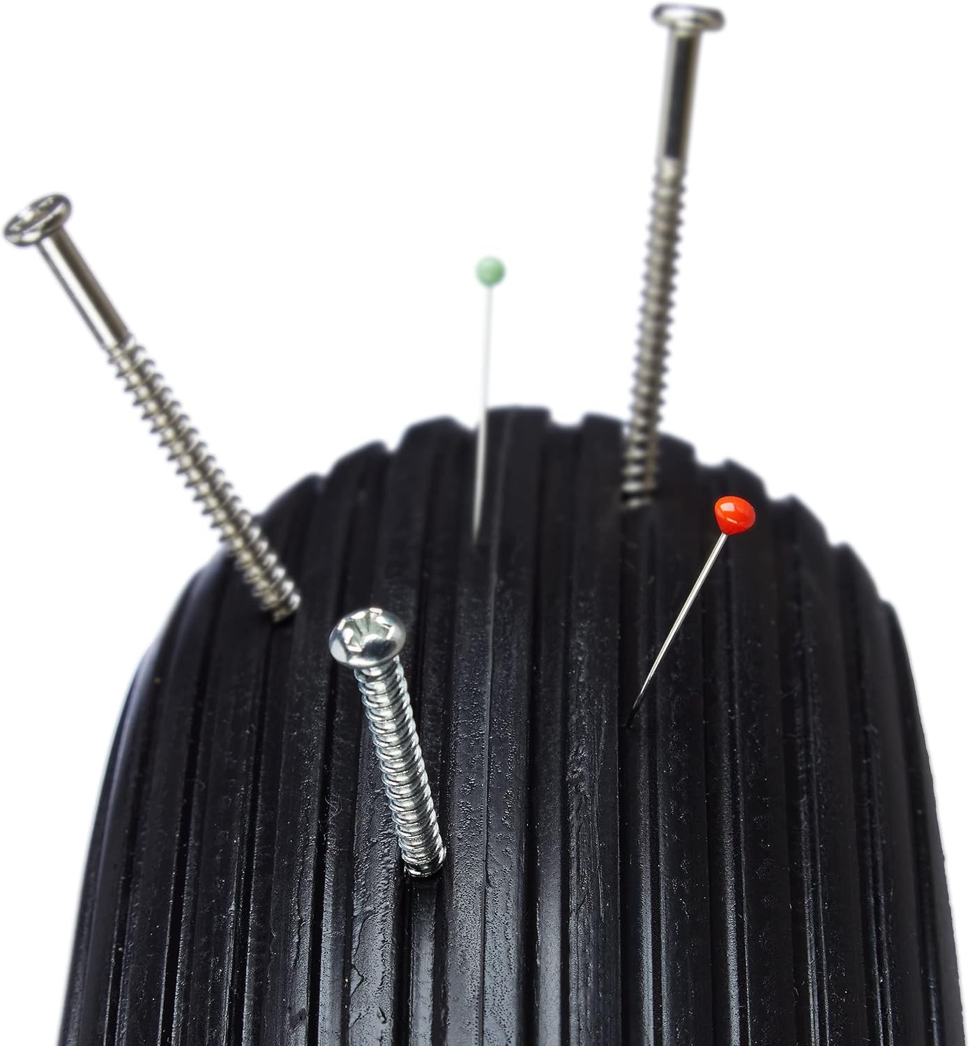 Relaxdays kruiwagenwiel massief rubber met as, 4.80/4.00-8, reservewiel