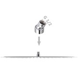 Regendouchekop RVS Vierkant 50x50 cm - 48% Korting