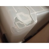 Iris Ohyama Luchtdichte Opbergboxen - Set van 2 - 70 Liter - Transparant