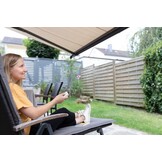 Schellenberg Premium Draadloze Zonneschermmotor - Voor zonneschermen tot 12 m² - Grijs
