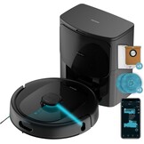 Cecotec Conga 9990 AI Spin Revolution Ultra Power Home robotstofzuiger, 10.000 Pa, lasernavigatie, automatische lediging, kunstmatige intelligentie, omzeilt objecten, app-bediening, 240 minuten