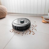 Cecotec Conga 9990 AI Spin Revolution Ultra Power Home robotstofzuiger, 10.000 Pa, lasernavigatie, automatische lediging, kunstmatige intelligentie, omzeilt objecten, app-bediening, 240 minuten