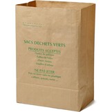 La Cordeline CJN29 10 groene afvalzakken, kraftpapier, 125 l, naturel - Maat 10 unité (Lot de 1)
