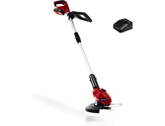Einhell Accu Grasstrimmer GE-CT 18 Li - 18V - 24 cm - Inclusief 2.0 Ah Accu en Lader - Rood