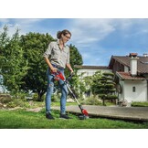 Einhell Accu Grasstrimmer GE-CT 18 Li - 18V - 24 cm - Inclusief 2.0 Ah Accu en Lader - Rood