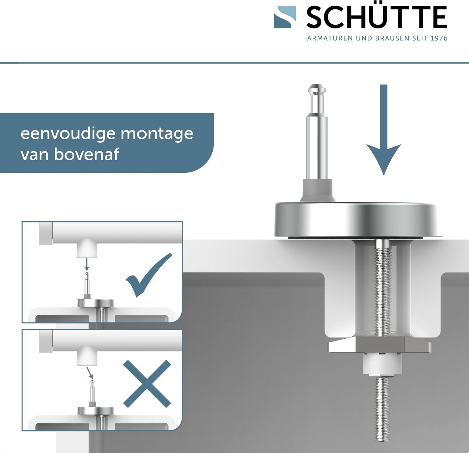 SCHÜTTE Wc-bril Anthraciet met automatische sluiting, toiletdeksel met snelsluiting voor eenvoudige reiniging, Duroplast wc-deksel (max. belasting van de wc-bril 150 kg)