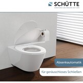Schütte WC-bril met softclose – Wit – Thermoplast – 44,4 x 37,4 cm