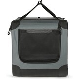Amazon Basics Draagbare Hondenbench - Opvouwbaar - Maat L (91 x 61 x 61 cm) - Grijs