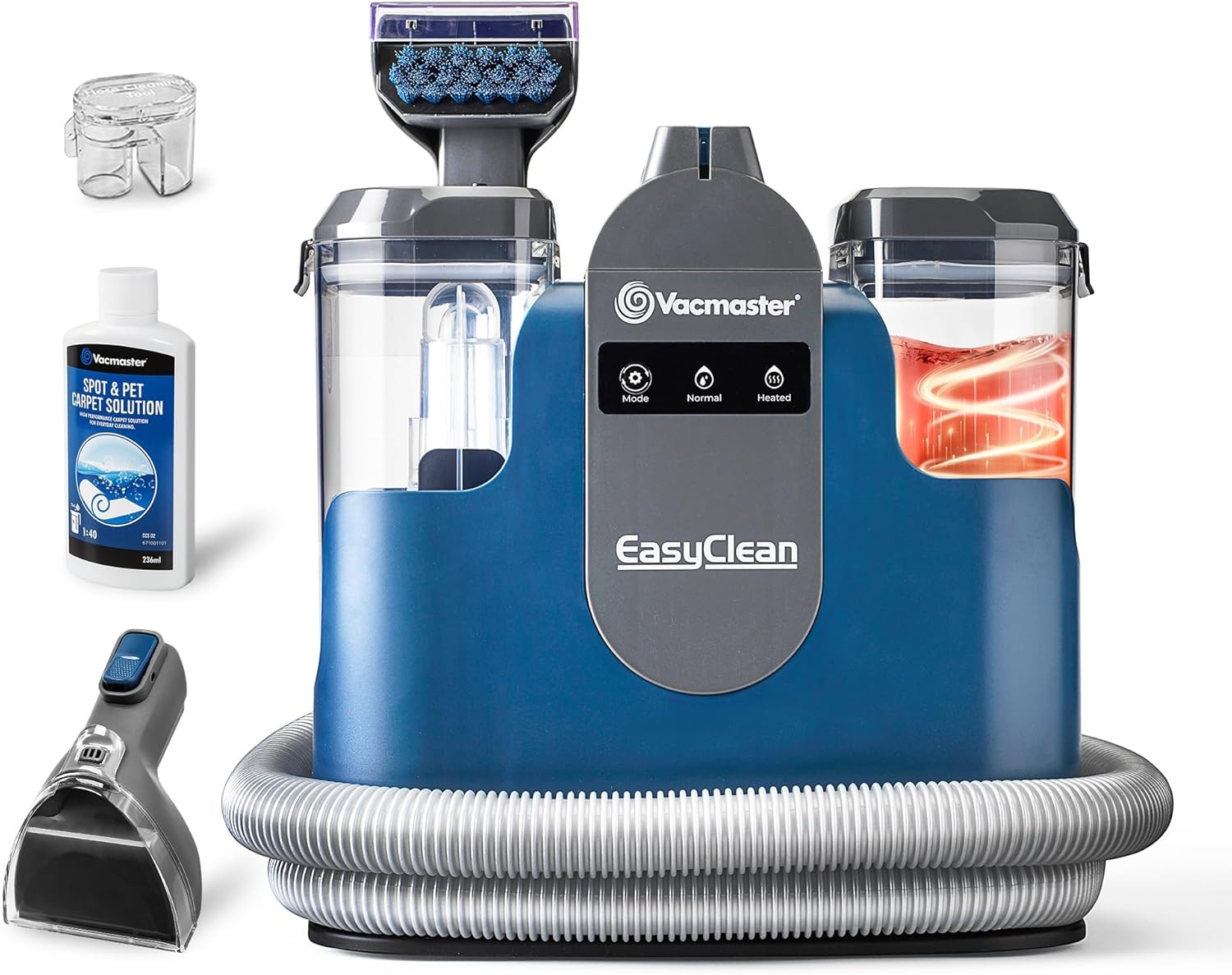 Vacmaster SCC1201H 500 W verwarmde waszuiger tapijtreiniger bekledingsreiniger apparaat voor tapijt waszuiger voor bekleding & autovlekken bankreiniger