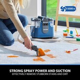 Vacmaster SCC1201H 500 W verwarmde waszuiger tapijtreiniger bekledingsreiniger apparaat voor tapijt waszuiger voor bekleding & autovlekken bankreiniger
