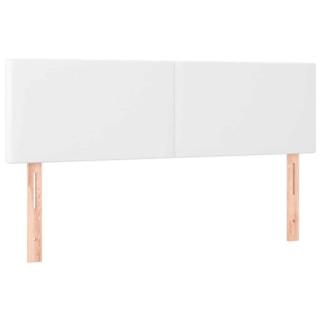 Hoofdborden Kunstleer Wit 2 stuks - 75% Korting