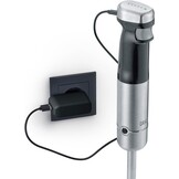 GRAEF. Draadloze accu-staafmixer HB82 | anti-spatfunctie | lithium-ion batterij | BPA-vrij - Maat 25 cm (H) x 5 cm (W) x 5 cm (D)