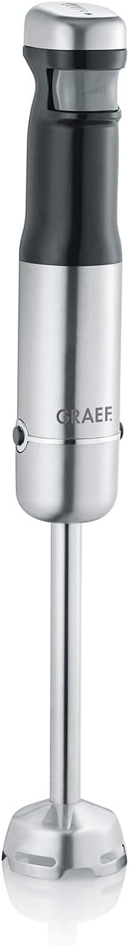 GRAEF. Draadloze accu-staafmixer HB82 | anti-spatfunctie | lithium-ion batterij | BPA-vrij - Maat 25 cm (H) x 5 cm (W) x 5 cm (D)