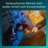 Philips Amigo Plafondventilator LED, Gebogen Bladen in Veilige Dubbele Behuizing, 48 cm Diam., 4400 L, Full-color, Instelbaar Wit Licht 2700 K tot 6500 K, 6 Ventilatorsn., Incl Afstandsbediening, Wit