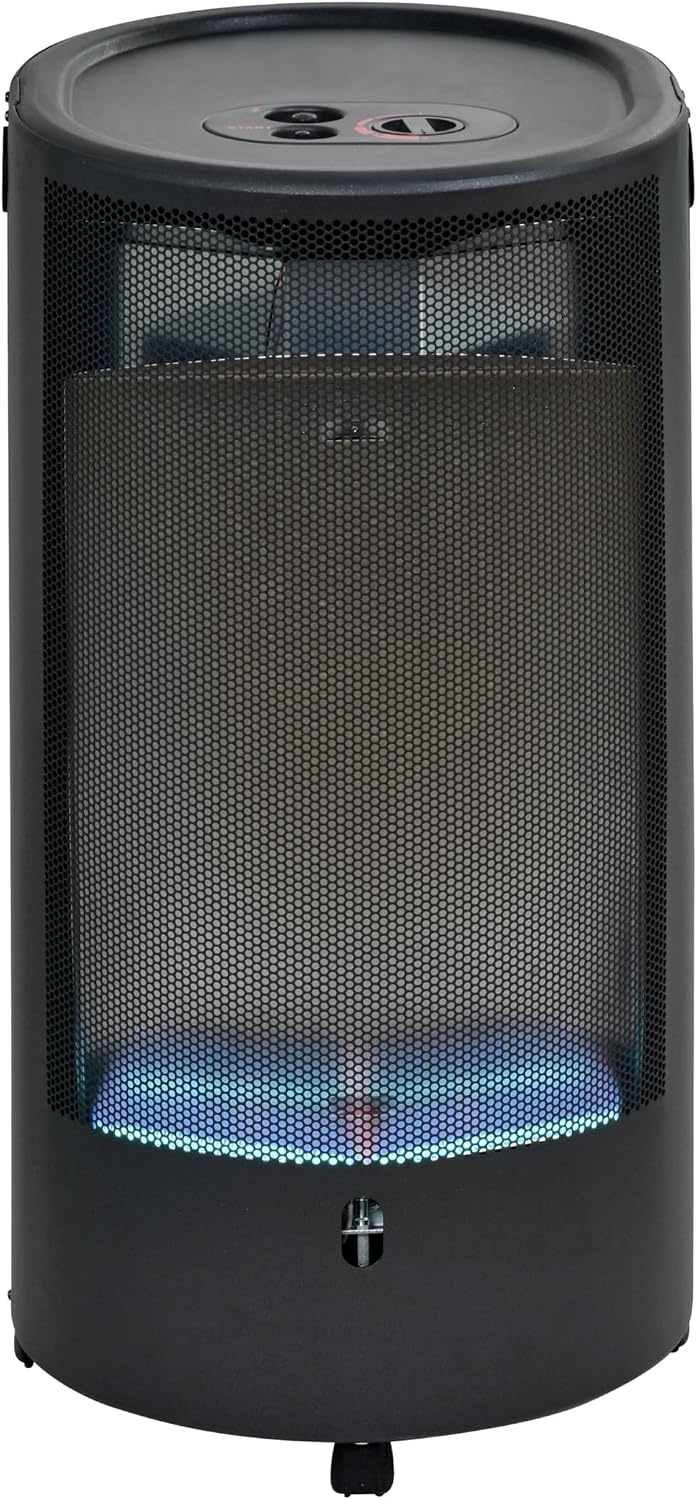 FIREFIX GH8522S CHIC 4200 ECO Gas-Heizofen - Zwarte Gaskachel met Thermostaat