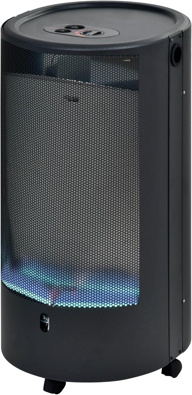 FIREFIX GH8522S CHIC 4200 ECO Gas-Heizofen - Zwarte Gaskachel met Thermostaat