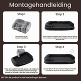 LE SURE RealOrtho™ traagschuim hondenbed groot - orthopedische hondenbank