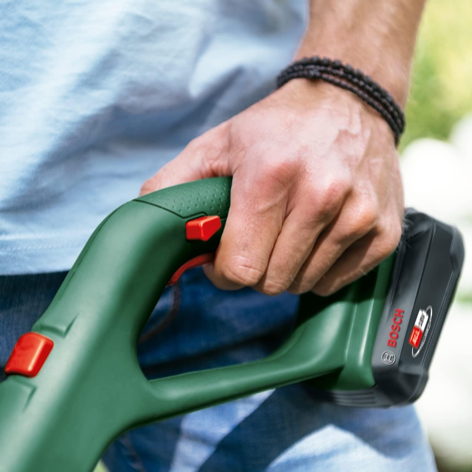 Bosch Home and Garden accutrimmer EasyGrassCut 18V-230 (1x accu, 18 Volt System, snijdiameter: 23 cm, in kartonnen doos)