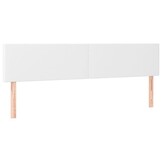 Hoofdbord Kunstleer Wit 160x5x78/88 cm - 41% Korting
