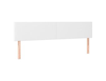 Hoofdbord Kunstleer Wit 160x5x78/88 cm - 41% Korting