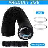 Afvoerslang Ø 100 mm lengte 5 m