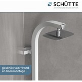 Schütte Madagaskar Douchesysteem met Regendouche - Aluminium - Wit