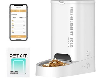 Slimme Voerautomaat 3L Beige - App-bediend - 24% Korting