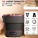 Mini Wasmachine 15L Draagbare Mini-Wasmachine Reiswasmachine