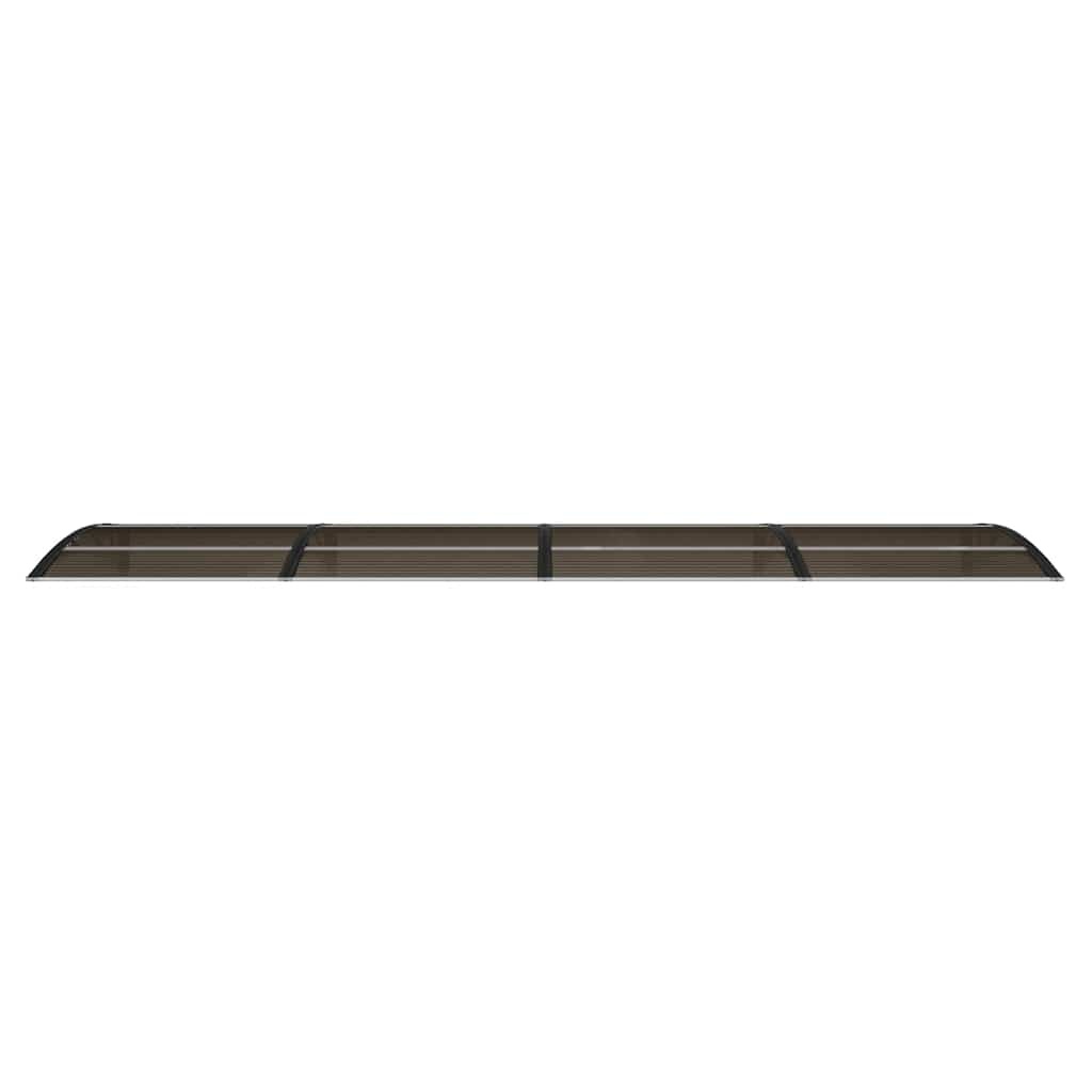 vidaXL Deurluifel 400x100 cm polycarbonaat zwart