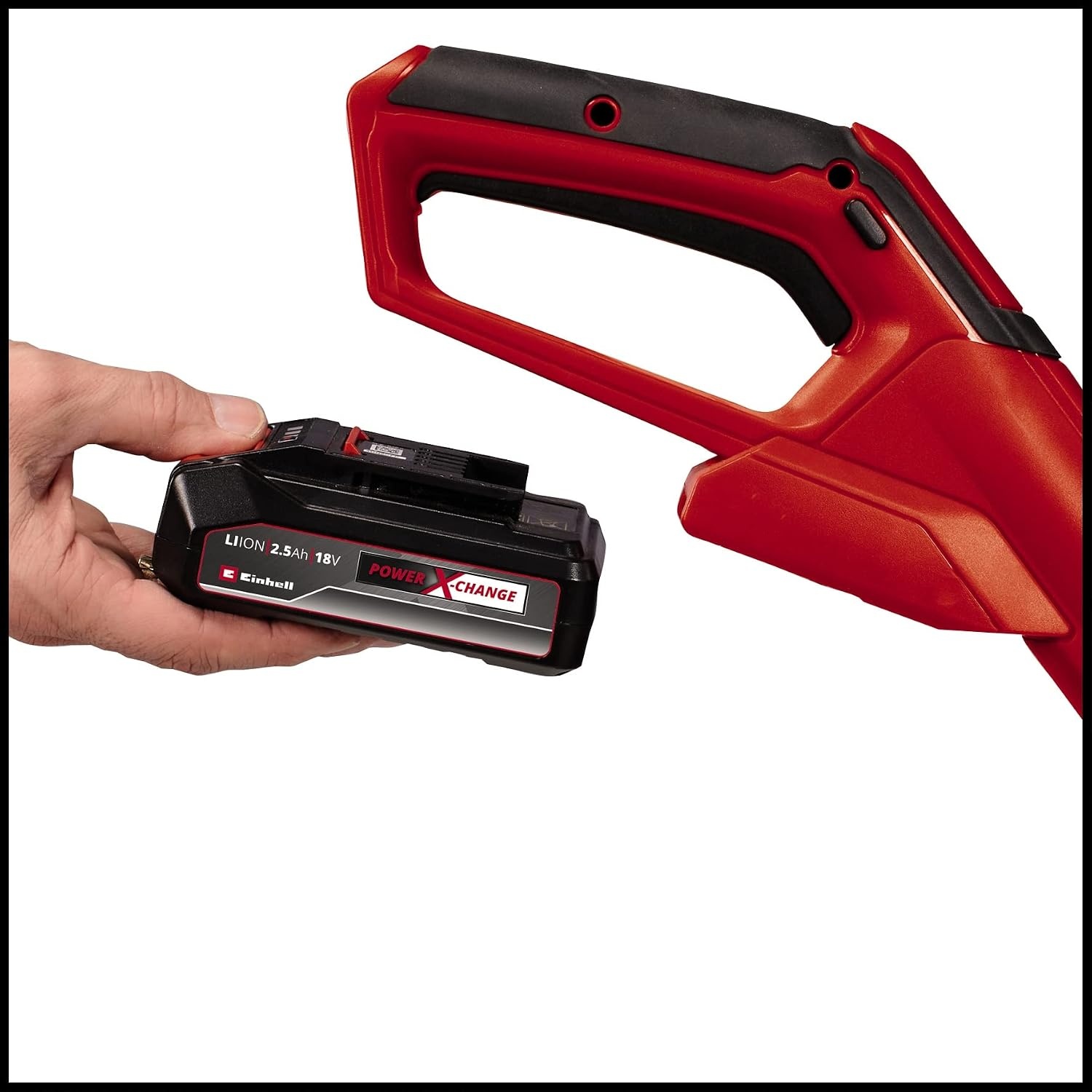 Einhell Accu-Grastrimmer GE-CT 18/28 Li TC-Solo - Rood/Zwart - Maaibreedte 28 cm