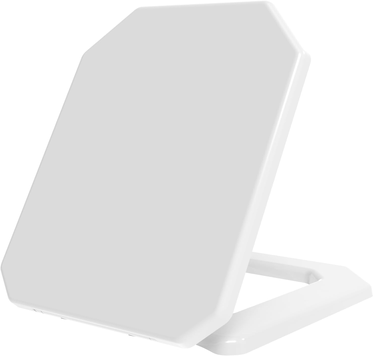 Grünblatt wc-bril 515238 passend voor Duravit toilet 1930 serie, met automatische sluitfunctie en afneembaar voor reiniging, duroplast (wit)