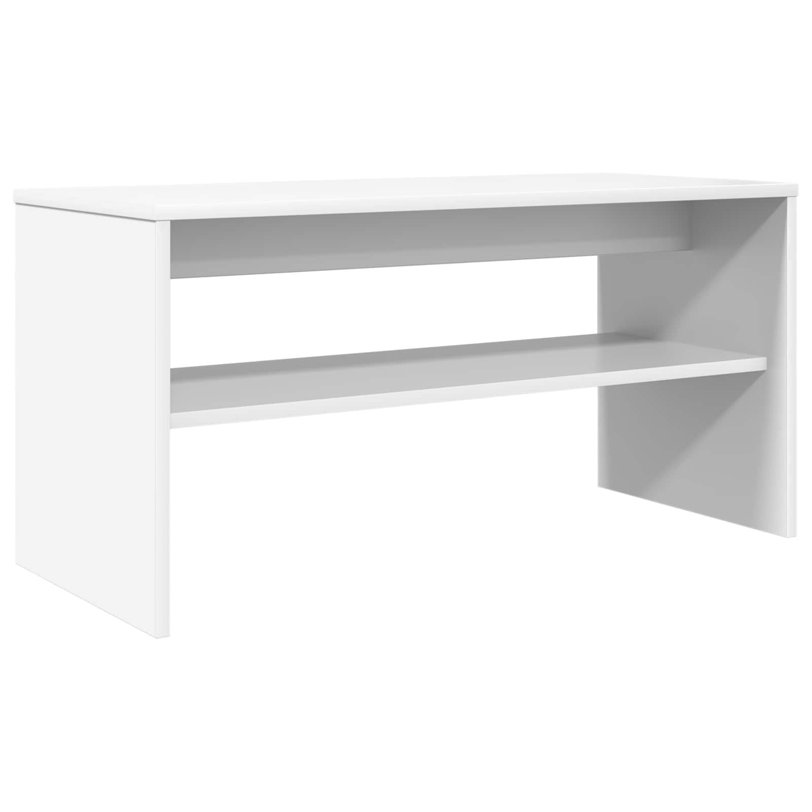 TV-kast 80x35x40 cm Wit Bewerkt Hout - 23% Korting