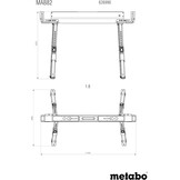 Stalen Werkbok MAB 82 | 25% Korting | Inklapbaar & Verstelbaar