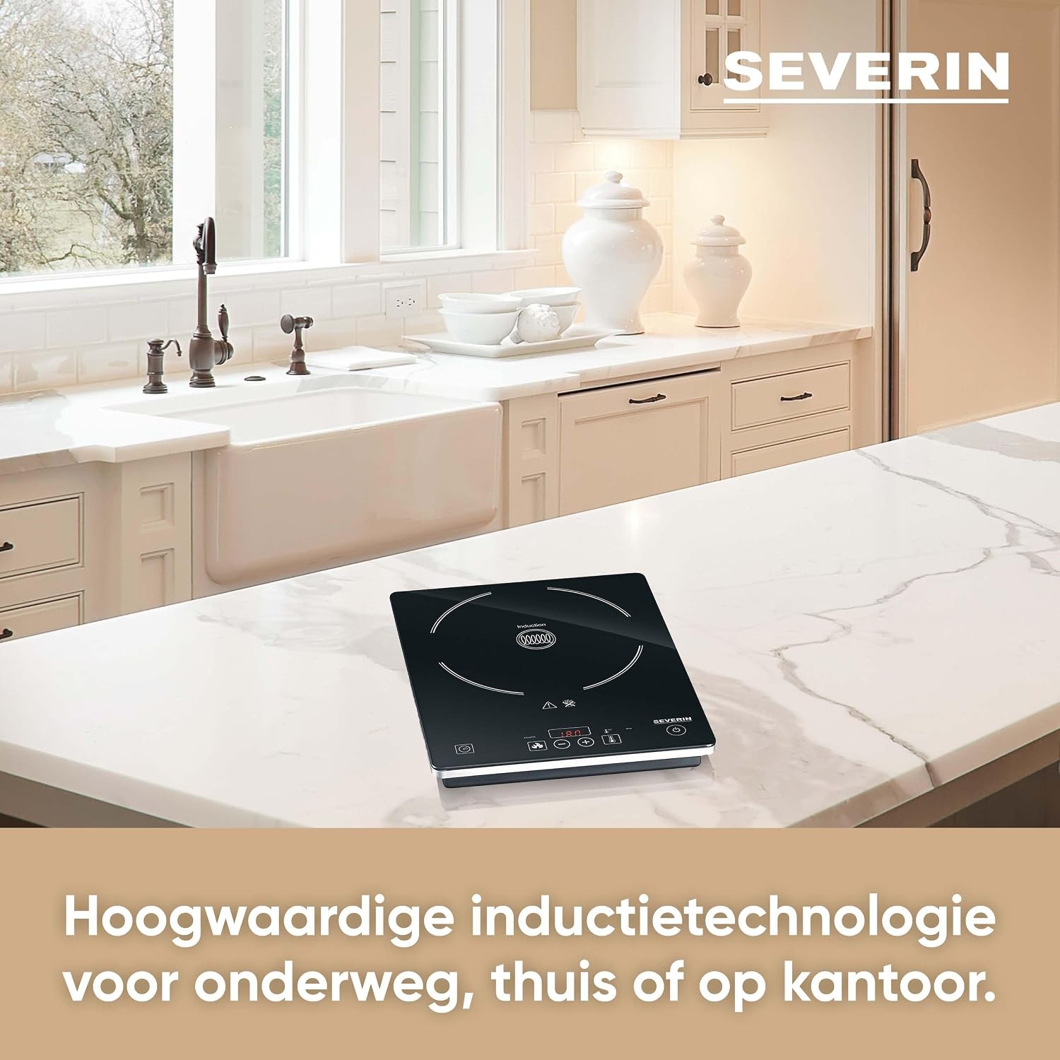 Inductiekookplaat Zwart 2000W - 24% Korting
