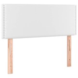 Hoofdbord Kunstleer Wit 80x5x78/88 cm - 80% Korting
