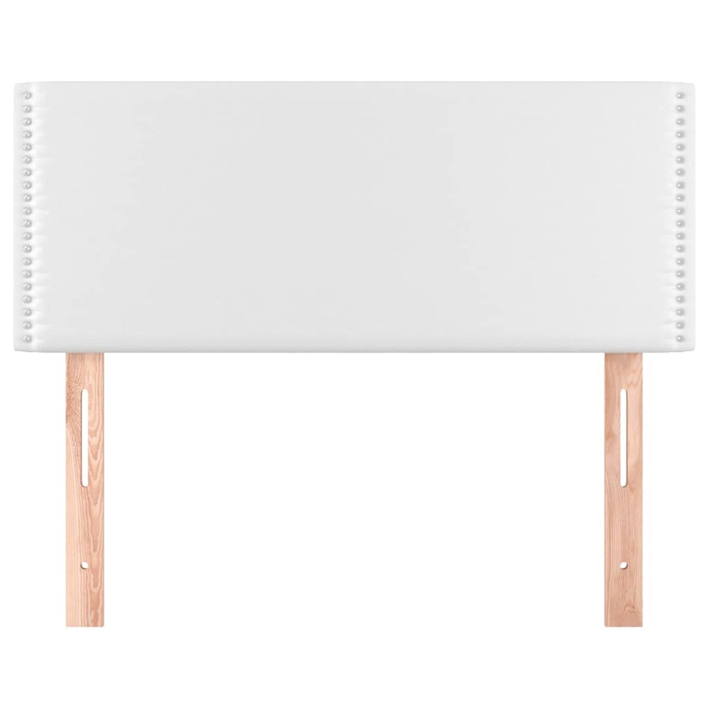Hoofdbord Kunstleer Wit 80x5x78/88 cm - 80% Korting