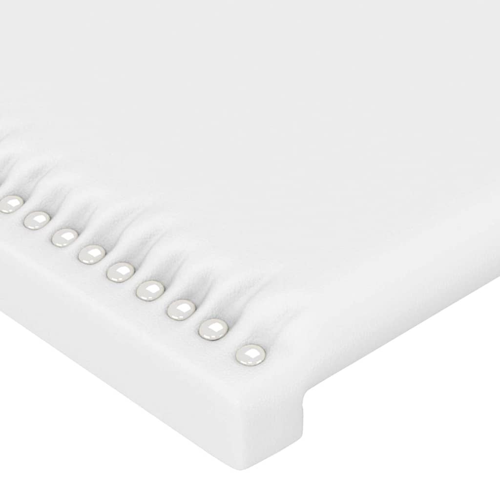 Hoofdbord Kunstleer Wit 80x5x78/88 cm - 80% Korting
