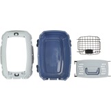 Blauwe Transportbox voor Katten & Kleine Huisdieren | 2 Deuren | 23% Korting