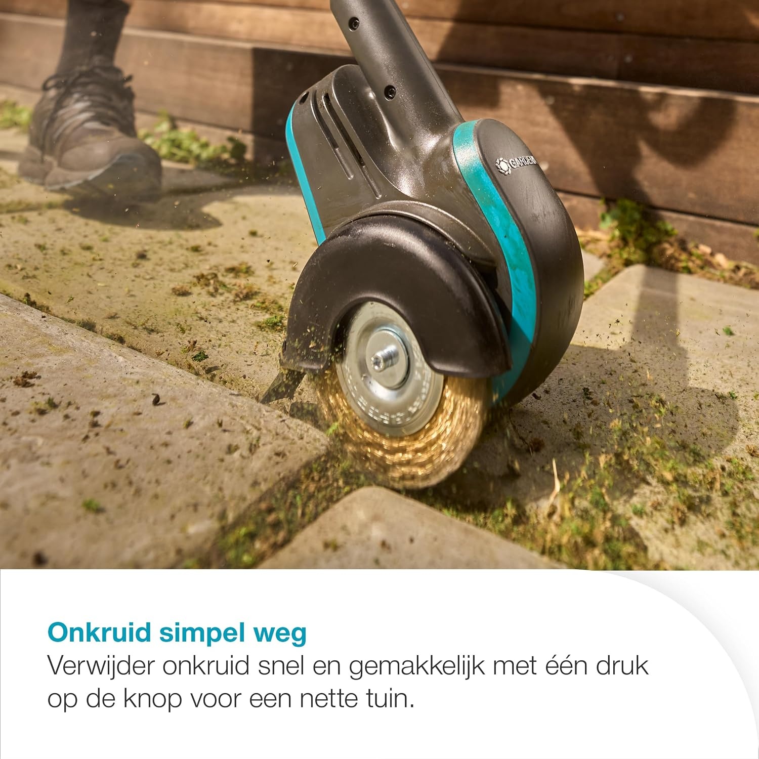 Accu Onkruidborstel & Voegenreiniger EasyWeed 18V P4A Solo (24% Korting) Zwart Blauw L