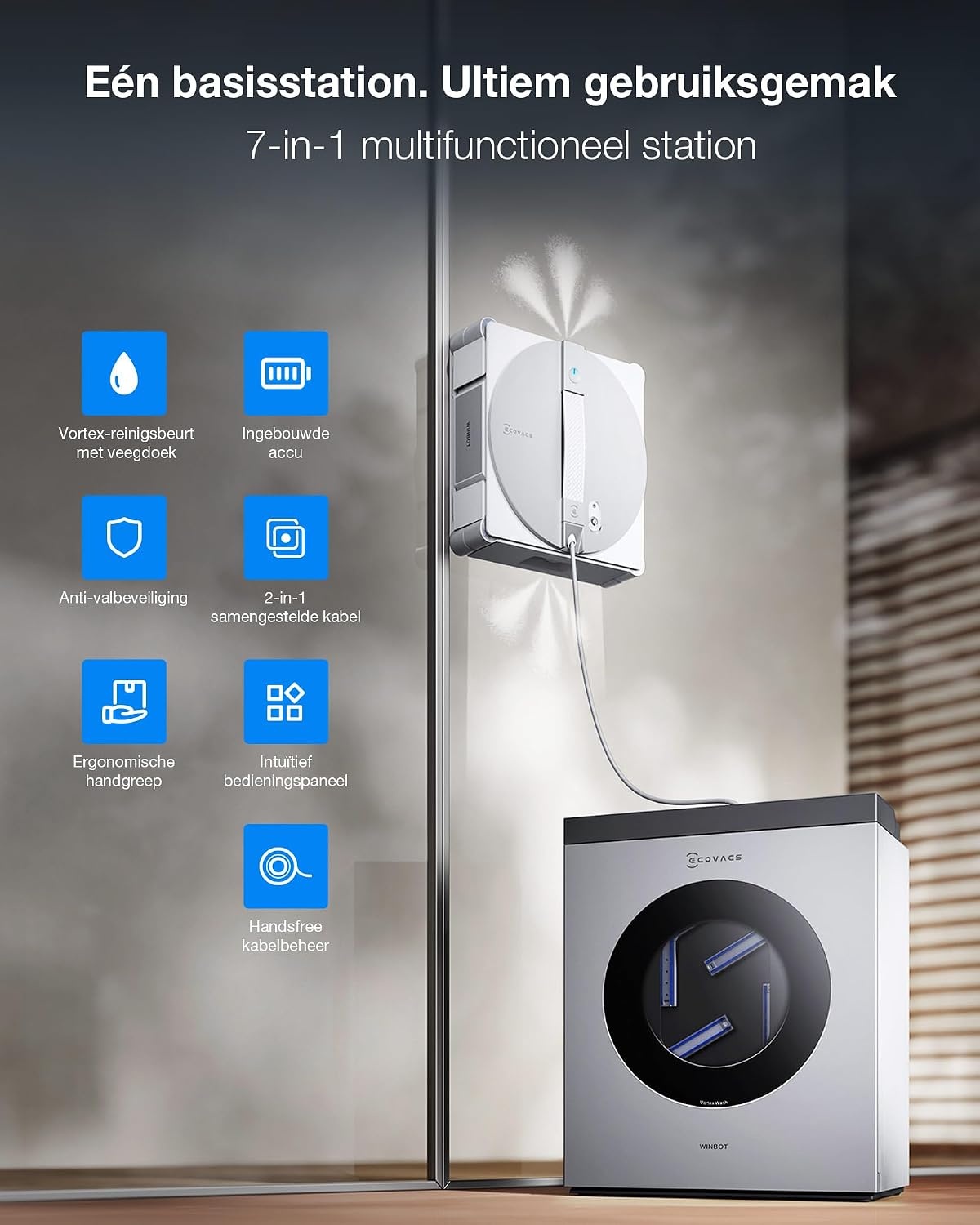 ECOVACS WINBOT W3 OMNI Ruitenreiniger - 25% Korting