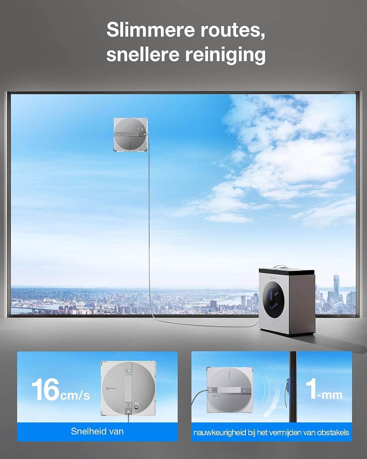 ECOVACS WINBOT W3 OMNI Ruitenreiniger - 25% Korting