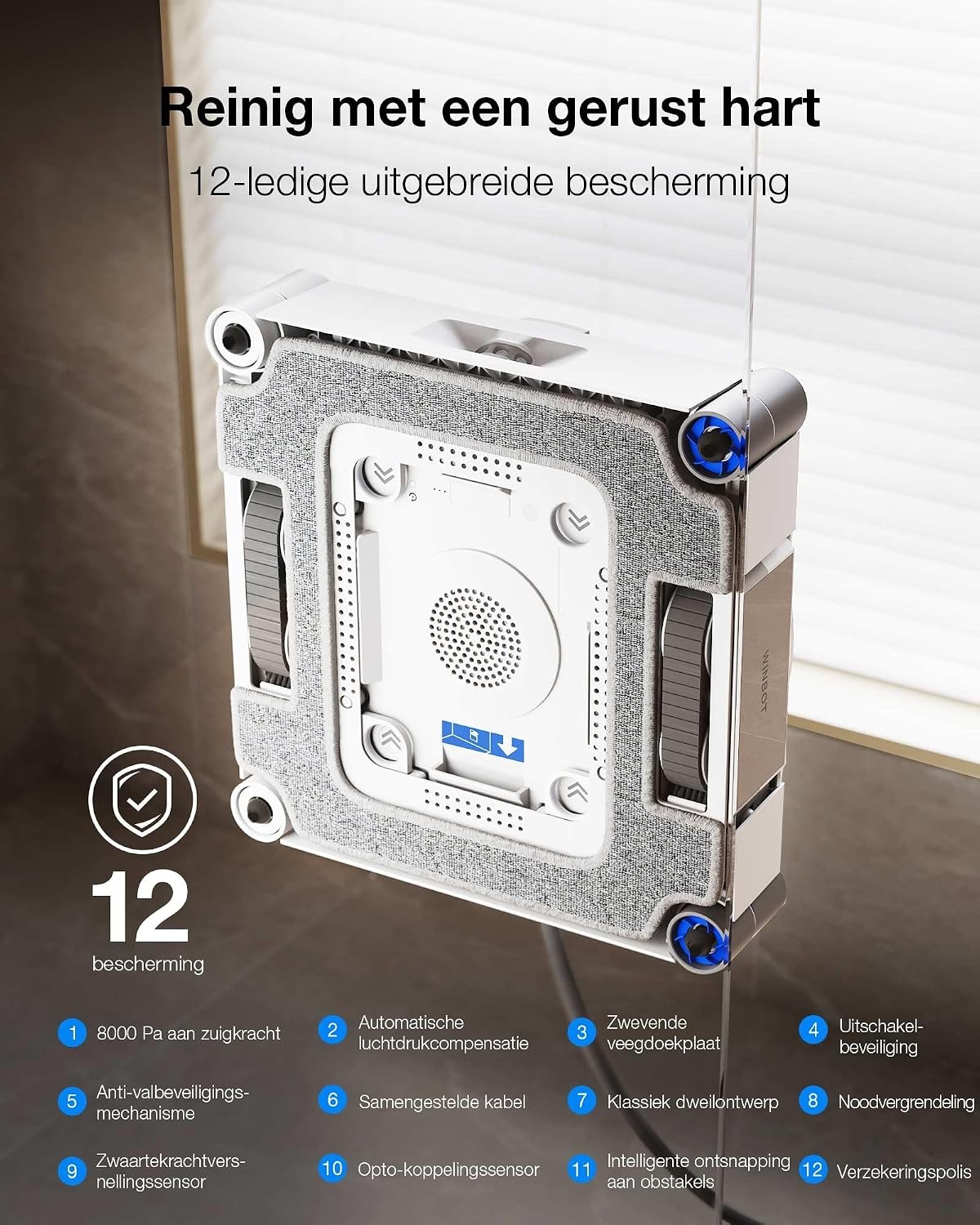 ECOVACS WINBOT W3 OMNI Ruitenreiniger - 25% Korting