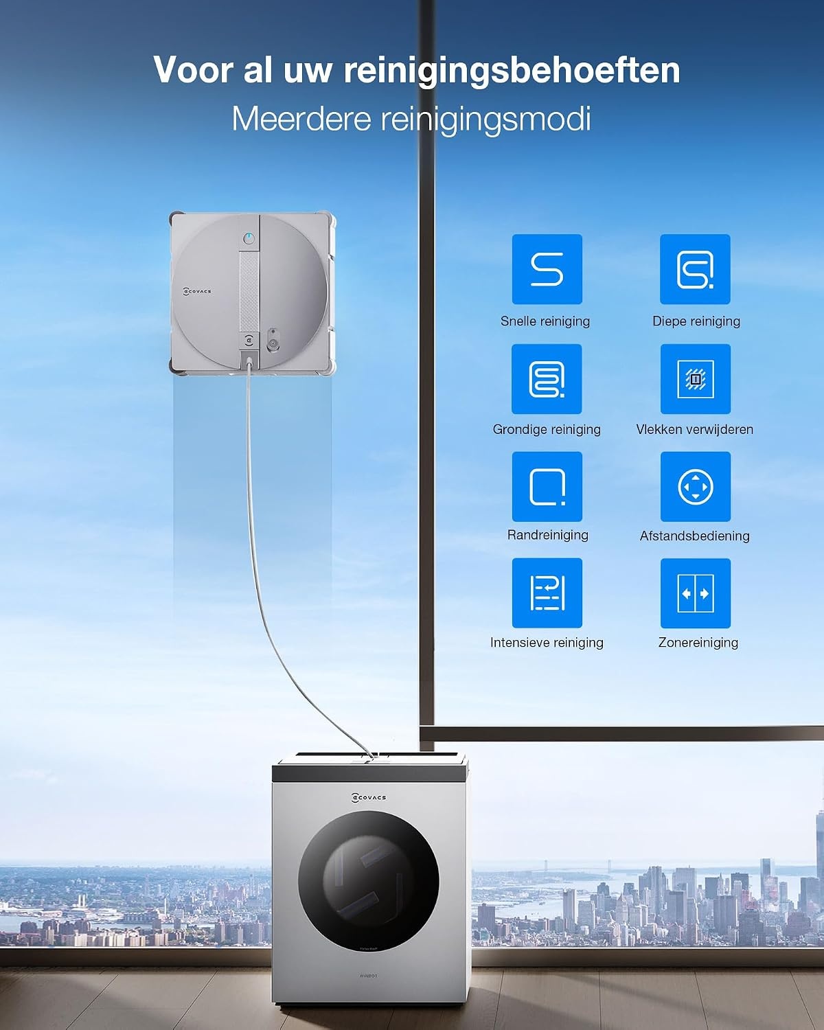 ECOVACS WINBOT W3 OMNI Ruitenreiniger - 25% Korting